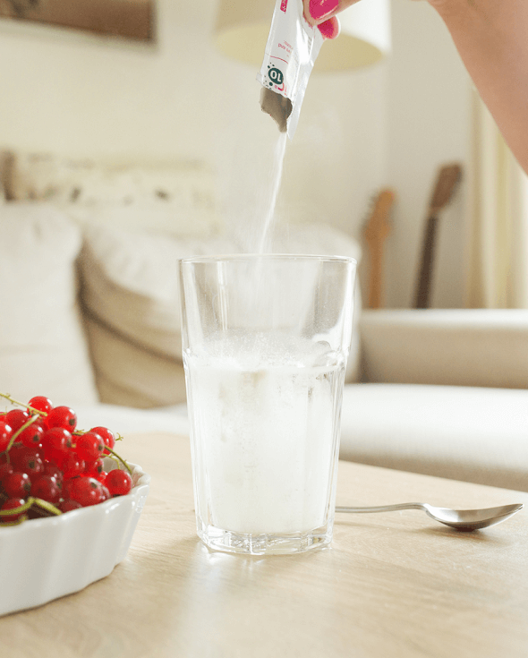 Probiotyk zalewany wodą z karafki